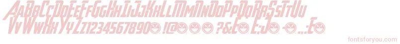 AvengeanceHeroicAvenger Font – Pink Fonts on White Background