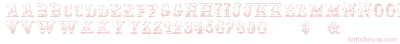 Holtzschue Font – Pink Fonts on White Background
