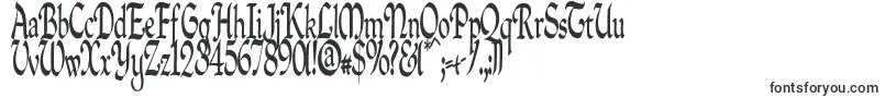 Quillperpendicularcondensed-fontti – Televisioon tarkoitetut fontit