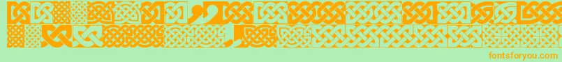 More about FigheadhPlain Font FigheadhPlain Font – Orange Fonts on Green Background