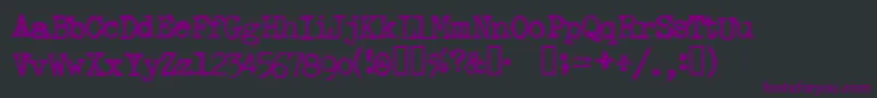 Ghostwri Font – Purple Fonts on Black Background