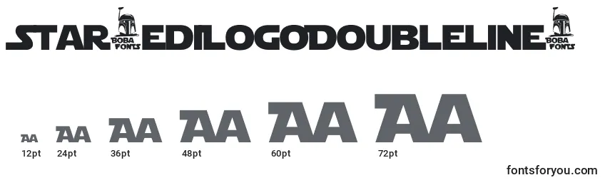 Размеры шрифта StarJediLogoDoubleline1