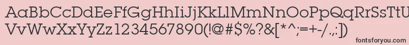 Lubalingraitctee Font – Black Fonts on Pink Background