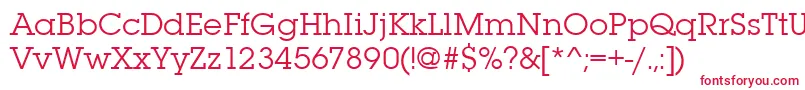 Шрифт Lubalingraitctee – красные шрифты на белом фоне