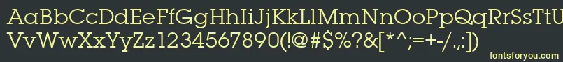 More about Lubalingraitctee Font Lubalingraitctee Font – Yellow Fonts on Black Background