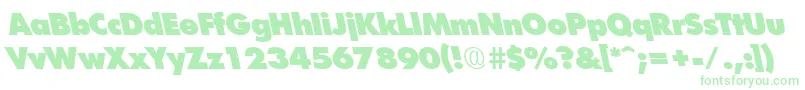 FuturistleftyxheavyRegular Font – Green Fonts