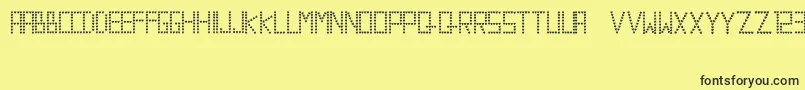 ValentineRadita Font – Black Fonts on Yellow Background