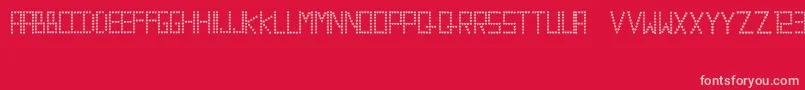 ValentineRadita Font – Pink Fonts on Red Background