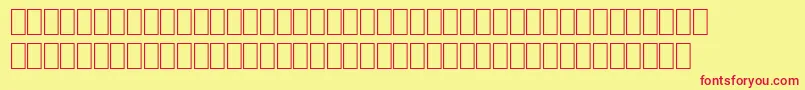 Шрифт WpIconicsymbolsa – красные шрифты на жёлтом фоне