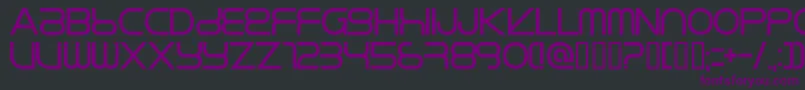 Шрифт Rikos ffy – фиолетовые шрифты на чёрном фоне