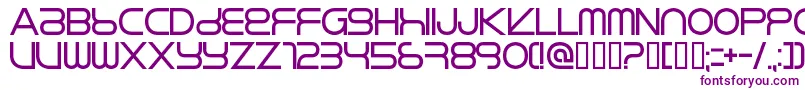 Rikos ffy-Schriftart – Violette Schriften auf weißem Hintergrund