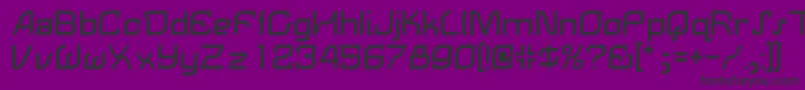 LemonRegular Font – Black Fonts on Purple Background