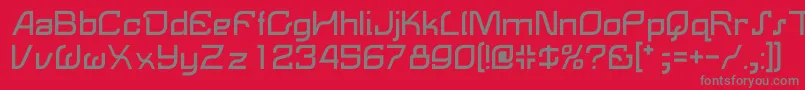 Шрифт LemonRegular – серые шрифты на красном фоне