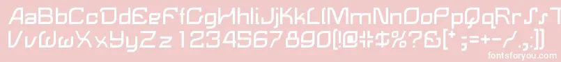 LemonRegular Font – White Fonts on Pink Background