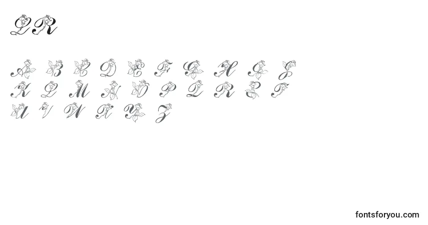 Czcionka LmsRose – alfabet, cyfry, specjalne znaki