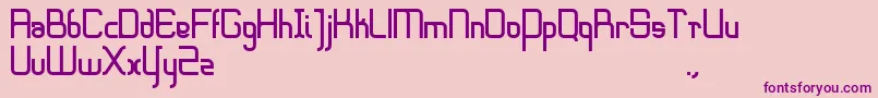 Sharpeedge Font – Purple Fonts on Pink Background