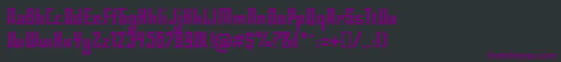 Eclirg Font – Purple Fonts on Black Background