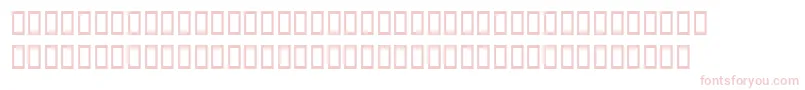 Latinopalswashsh-Schriftart – Rosa Schriften auf weißem Hintergrund