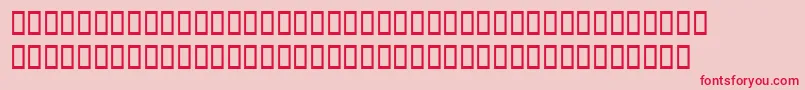 Latinopalswashsh Font – Red Fonts on Pink Background