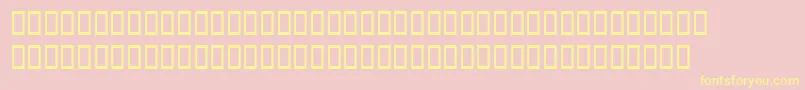 フォントLatinopalswashsh – 黄色のフォント、ピンクの背景
