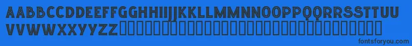 Lgfelucidartitularesreg Font – Black Fonts on Blue Background