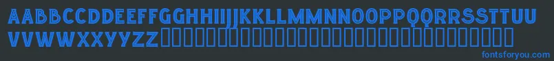 Lgfelucidartitularesreg Font – Blue Fonts on Black Background