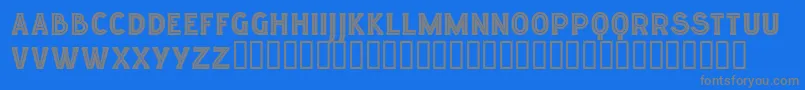 Шрифт Lgfelucidartitularesreg – серые шрифты на синем фоне