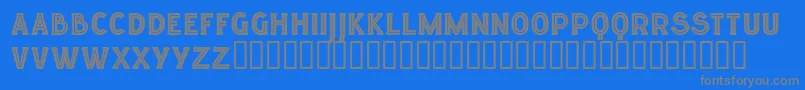 Lgfelucidartitularesreg Font – Gray Fonts on Blue Background