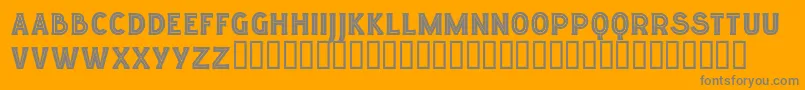 Lgfelucidartitularesreg Font – Gray Fonts on Orange Background