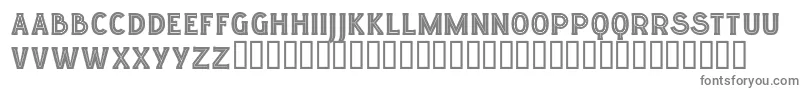 Lgfelucidartitularesreg-fontti – harmaat kirjasimet valkoisella taustalla