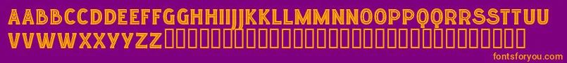 Lgfelucidartitularesreg Font – Orange Fonts on Purple Background