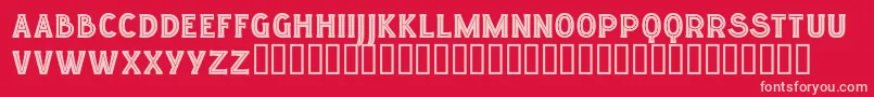 Lgfelucidartitularesreg Font – Pink Fonts on Red Background