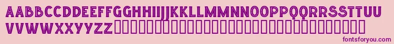 フォントLgfelucidartitularesreg – ピンクの背景に紫のフォント