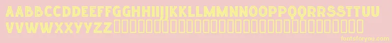 Lgfelucidartitularesreg Font – Yellow Fonts on Pink Background