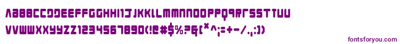 Youngtechscondensed-Schriftart – Violette Schriften