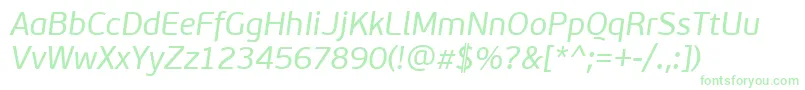 PfbeausansproItalic Font – Green Fonts