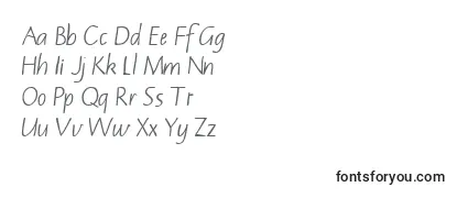 Обзор шрифта NotehandBold