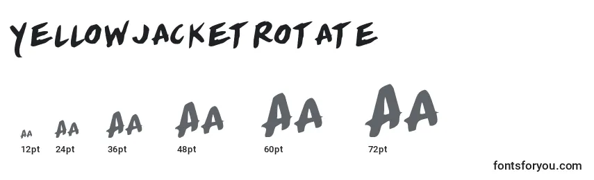 YellowjacketRotate Font Sizes