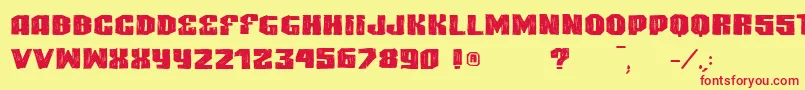 VtksHighlight Font – Red Fonts on Yellow Background