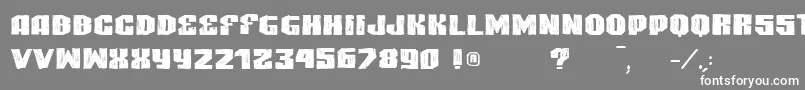 VtksHighlight Font – White Fonts on Gray Background