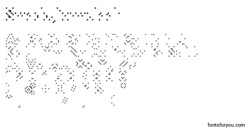 Шрифт Smackyformulaali – алфавит, цифры, специальные символы