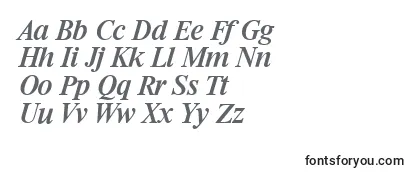 RiccioneserialMediumItalic Font