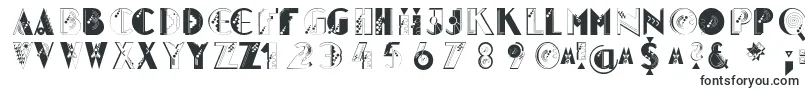 Шрифт Glitter ffy – объёмные шрифты