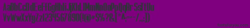 Capicolasansish Font – Black Fonts on Purple Background