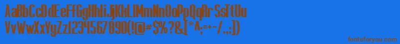 Подробнее о шрифте Capicolasansish Шрифт Capicolasansish – коричневые шрифты на синем фоне