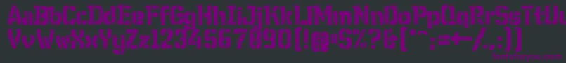 WcWunderbachRoughBta Font – Purple Fonts on Black Background