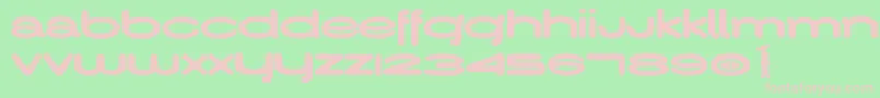 Jamiroquai Font – Pink Fonts on Green Background