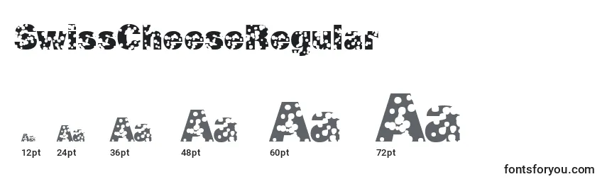 SwissCheeseRegular Font Sizes
