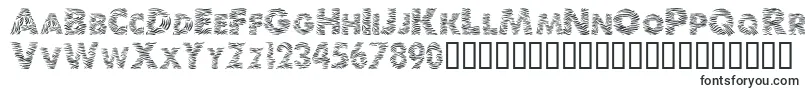Zebra-fontti – sumentuneet fontit