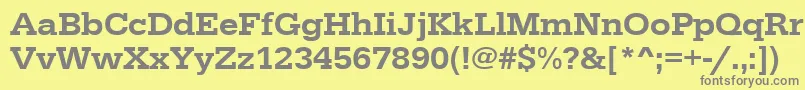 Подробнее о шрифте Urwegyptiennetmedwid Шрифт Urwegyptiennetmedwid – серые шрифты на жёлтом фоне